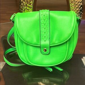 Vibrant Green Crossbody Bag